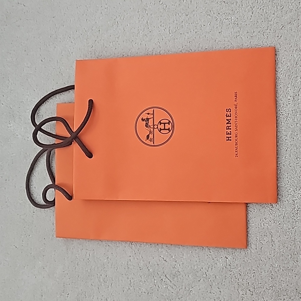 Hermes small paper shopping bag